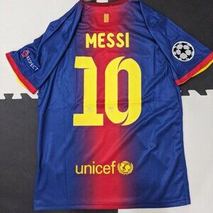 2010-11 Messi #10 Barcelona FC Nike Home Retro Jersey
